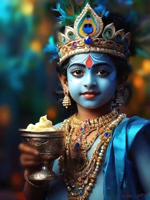  The Flight of Krishna:  An Ode to Divine Intervention and Whimsical Playfulness!